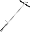 40 Inch Soil Sampler Probe, Stainless Steel Soil Core Sampling Tool with T-Handle, Heavy Duty Soil Probe for Lawn, Garden, Farm & Soil Testing