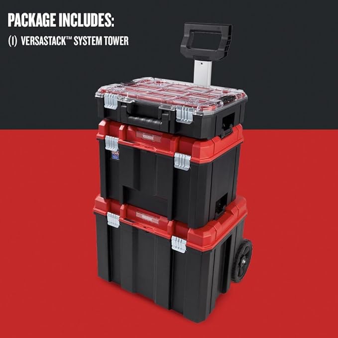 CRAFTSMAN VERSASTACK 17.126-in Metal Wheels Lockable Tool Box
