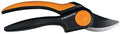 Fiskars Control Bypass Pruner, Garden Hand Pruning Shears, Rust-Resistant Blade, 0.5" Cut Capacity, Orange