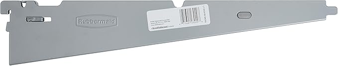 Rubbermaid Garage FastTrack Bracket 16" Deep Shelf Bracket with Speed Clips Satin Nickel Wall Mounted Storage System for Home/Garage/Tool Organization