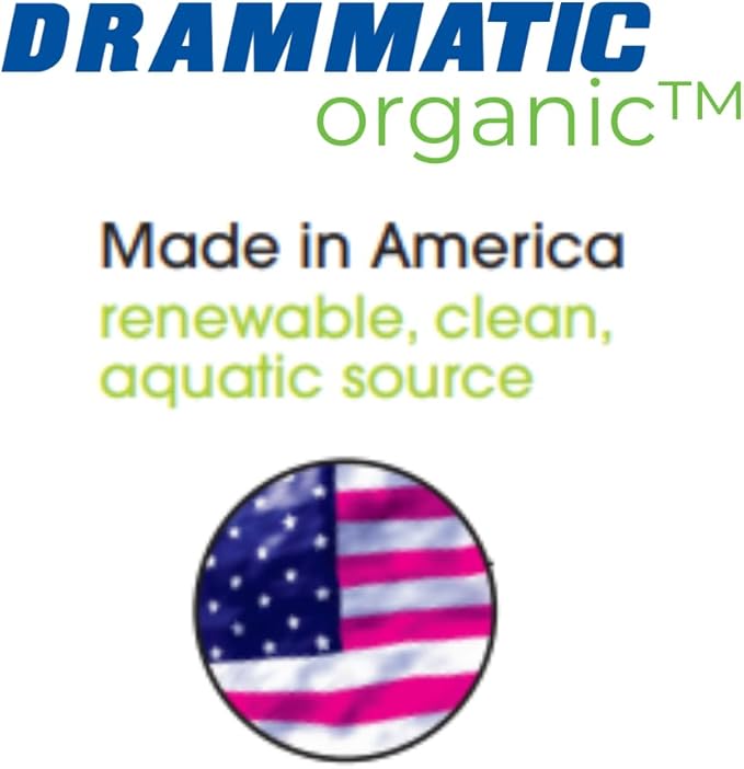 Drammatic® Organic™ Original Fertilizer 2-4-1, Hydrolyzed Liquid Fish Fertilizer for Vegetables, Flowers, and Fruits, 1 Quart (32 Ounces), OMRI Listed