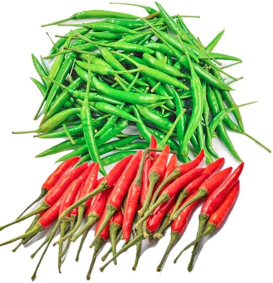 Hot Pepper Seeds for Planting,Non-GMO Heirloom Seed Vegetable Seeds,Asian Chile Pepper Seed for Home Vegetable Garden & Hydronic Pods,泰国小米椒(50ct+ Thai Bird)