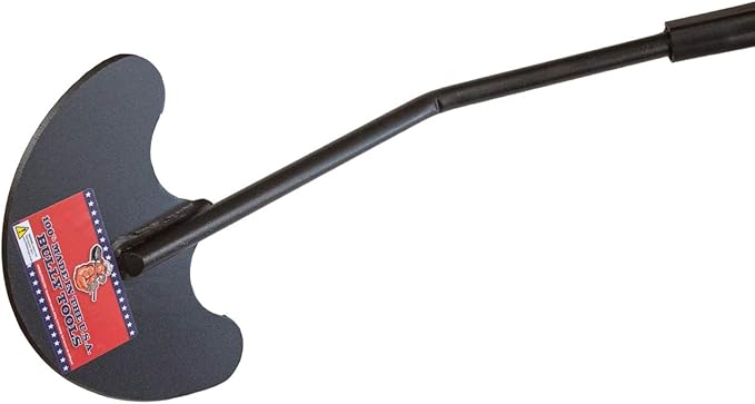 Bully Tools Heavy Duty Sod Lifter - 12-Gauge Sod Lifter with Fiberglass D-Grip Handle, Steel Shaft, Flat Head, Spade Shovel for Gardening, Digging, Edging and Lawn Maintenance - 100% Made in The USA