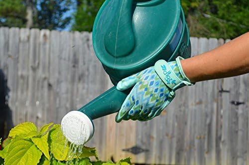 DIGZ Grip Latex-Free Polyurethane Coated Garden Gloves with Adjustable Wrist
