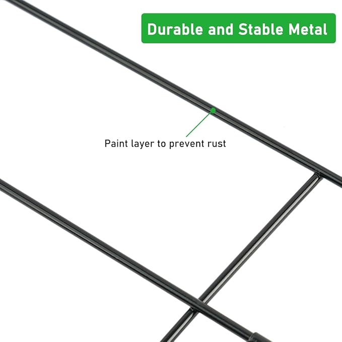 32.6inch Plant Trellis for Climbing Plants Indoors & Outdoor, Garden Trellis for Potted Plants, Rust-Proof Metal Sturdy Yet Gentle Climbing Stakes Support for Ivy Pothos Hoya Monstera (2pcs)
