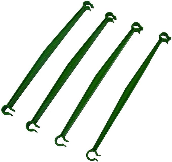 24Pcs Tomato Stake Connectors Trellis Connectors Stake Arms for Tomato Cage 16MM Plant Stakes