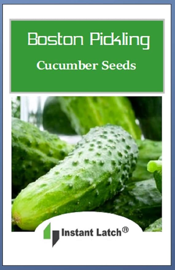 100 Boston Pickling Cucumber Seeds for Planting Non GMO Heirloom Seeds Fresh Vegetable Garden Seed
