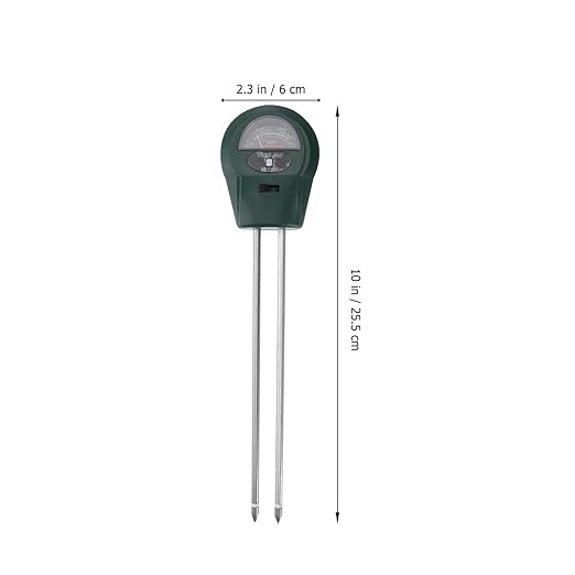 Homoyoyo 3-in-1 Soil Tester with Ph Meter, Moisture and Light Sensor for Gardening, Mini Soil Detector Plant Humidity Monitor for Indoor and Outdoor Lawn, No Battery Required