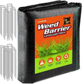 3FT x 50FT Weed Barrier Landscape Fabric Heavy Duty, 3.2oz Premium Garden Ground Cover Mat for Weed Control, Gardening, Plant Beds and Farming