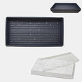 10 Each - 1020 Trays with Holes, with Humidity Dome