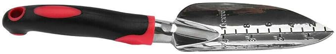 Y&Y Decor Garden Tool Set, 3 Piece Cast-Aluminum Heavy Duty Gardening Kit Includes Hand Trowel, Transplant Trowel and Cultivator Hand Rake with Soft Rubberized Non-Slip Ergonomic Handle, Garden Gifts