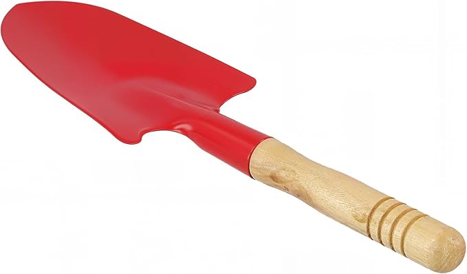 30 PCS Beach Spades, Metal Sand Shovel with Wooden Handle, Mini Metal Garden Shovels for Planting Loosening Digging, 10 Inch Long, 6 Colors