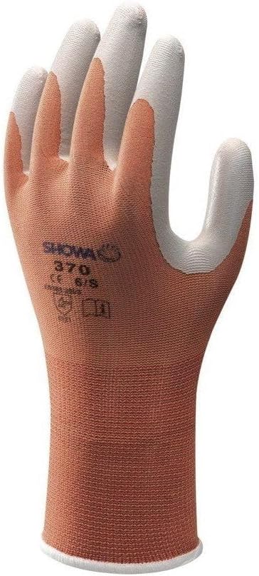 12 Pack Showa Atlas NT370 Atlas Nitrile Garden Gloves - Medium (Assorted Colors)