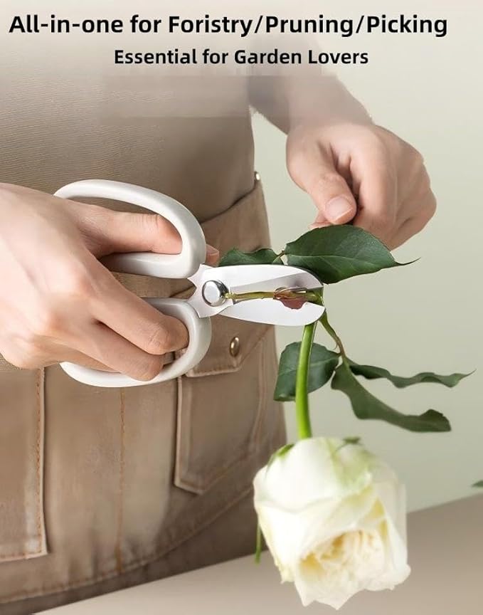 Garden Scissors Flower Shears for Plants, Pruning and Trimming