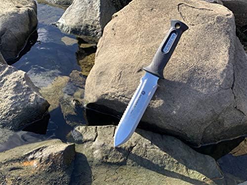MLTOOLS Metal Detector Shovel Digging Tools, Heavy Duty Hori-Hori Knife with Ergonomic Handle for Gardening, Camping, Survival, Outdoor Adventures - Rust-Resistant Stainless Steel