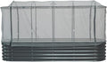 Vego garden 2' x 8' (9 in 1) Cover Netting System, 35% Shading Rate for Plant Protection, Pest Control Frame Cover Kit, Durable & Heavy-Duty Garden Cover (Garden Beds Not Included)