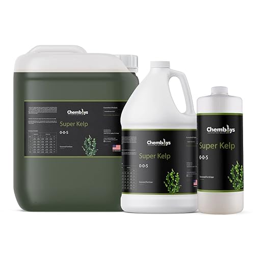 Chemboys Super Kelp Liquid Seaweed Fertilizer – Kelp Plant Food Supplement for Plant Growth Bloom & Yield Boost – Liquid Kelp Seaweed Concentrate Garden Fertilizer - 8 fl oz