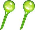 2 Pack Small Self-Plant Watering Globes – Automatic Plant Waterer Bulbs, Plant Watering System for Indoor and Outdoor Potted Houseplants, Plant Watering Devices (Green, Small Size)