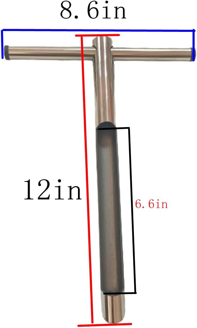 Soil Probe-12” Great Soil Sampler Plant Care, Garden, Lawn, Farm，Soil Sample Probe -Tools for Taking Soil Samples from Land