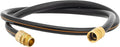 Giraffe Tools Garden Hose 5/8" Custom Length, No Kink, Flexible, Leakproof Water Hose, 600 Burst PSI, 4ft Male Female Fittings,Black Orange