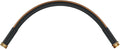 Atlantic Heavy Duty Garden Hose 2 ft x 5/8 Inch Black Color, Short Connection Leader Hose with Solid Brass Connectors (2 Feet)
