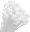 14 inch White Zip Ties Heavy Duty 100 PACK, 200 LBS Ultra Exclusive Strong Plastic Wire Ties, Large Cable Ties Extra Long Tie Wraps, Indoor and Outdoor UV Resistant