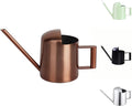 Mini Watering Can, 10oz/300ml Stainless Steel Long Spout Small Watering Can for Indoor Plants Succulents, Herbs (Bronze)