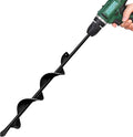 LONGRUN Auger Drill Bit for Planting-1.7"x15" Planting Auger, Garden Spiral Hole Drill Bulb Planter Tool for Planting, Bedding Plants, Flowers, Umbrella Holes - 3/8 Inch Hex Drive Drill Augers