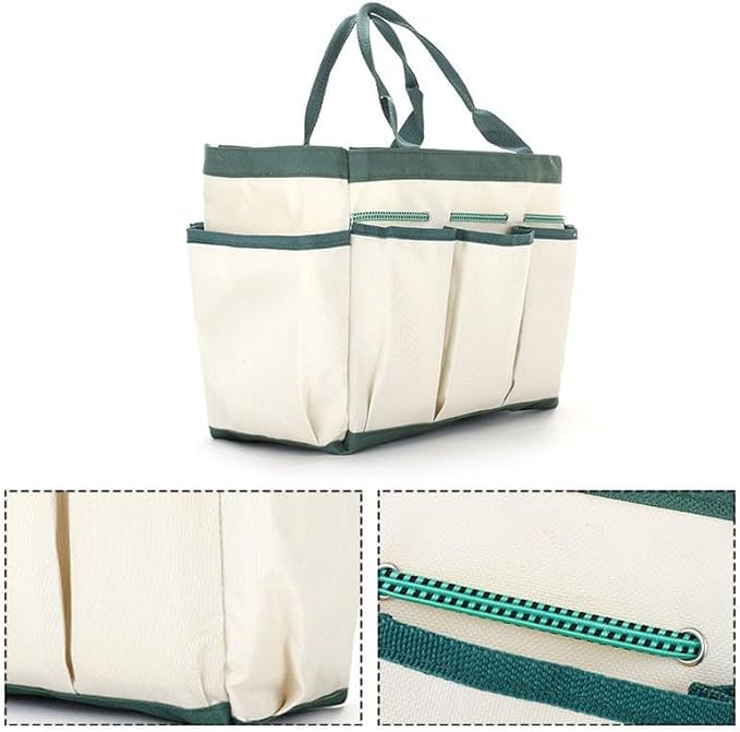 600D Oxford Cloth Garden Tool Storage Bag, Foldable and Portable for Efficient Organization and Transport of Gardening Tools 31 5 * 25 * 16cm