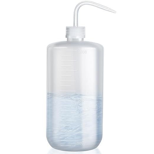 Valchoose Larger 1000ml Tattoo Squeeze Bottle, 32oz Wash Bottle Exactly Reach Plants, No-leaks Tattoo Bottles White (1Pack)
