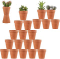 Sderoq 3 Inch Terracotta Pots - 22Pack Clay Flower Pots with Drainage Hole, Succulent Nursery Pot/Cactus Plant Pot. Great for Plants, Crafts, Wedding Favorn, DIY Production