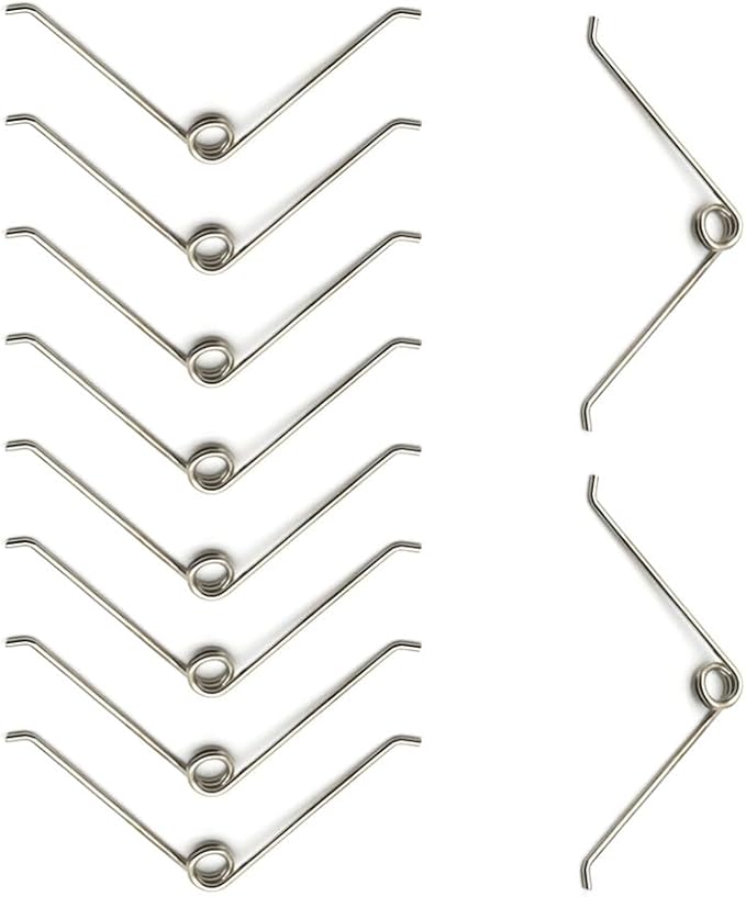10 Pack Bypass Pruners Spring Replacement V Shaped Pruning Shears Springs Parts for Manual Hand Pruner General Purpose Garden Shears Japanese Gardening Scissors