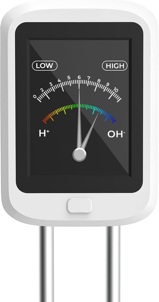 2-in-1 Soil Meter with Fertility & Ph Sensor, No Battery Needed Soil Test Kit for Garden, Farm & Lawn Plant Care, Multi-Function Tester Ideal for Plants Lover Gifts