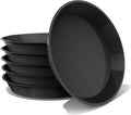 6 Pack Plant Saucer 12 14 16 18 20 22 Inch Plastic Plant Tray, Sturdy and Durable Flower Pot Container Accessories Plant Pot Saucers for Indoor and Outdoor (16 Inch, Black)