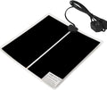 Tbrand Reptile Heating Pad with Temperature Adjustment, 110V 14W Heat Mat for Reptiles Tortoise Snakes Lizard Gecko Hermit Crab Turtle，Under Tank Heating Pad (14W(11inch*11inch))