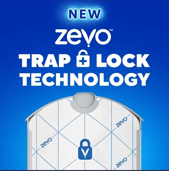 Zevo Flying Insect Trap Refill: Indoor Trap Refill Cartridges Capture House Flies, Fruit Flies, and Gnats (8 Refill Cartridges)
