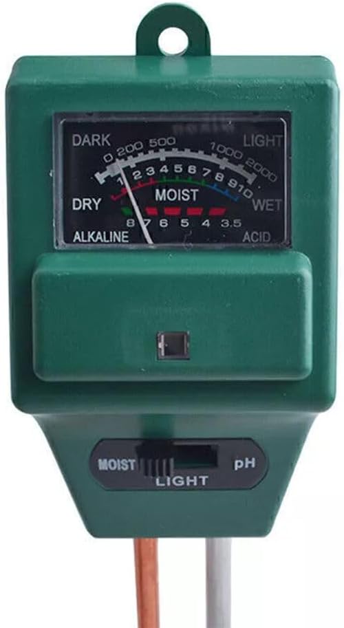 3 in 1 Soil Moisture Meter PH Tester Light Water Monitor Plant Garden Hygromete