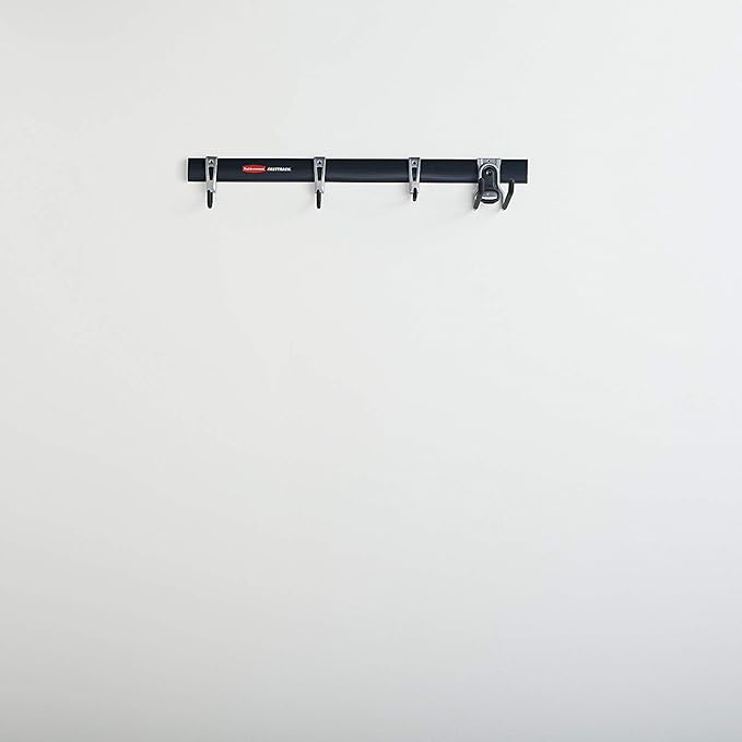 Rubbermaid FastTrack Garage Organization 5 Piece All in One Rail and Hook Kit Storage System (3 Pack)