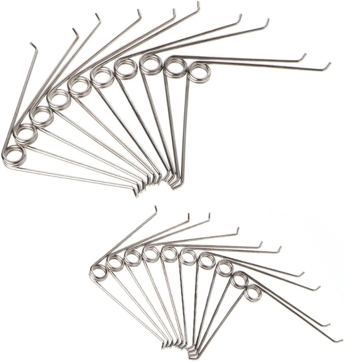 10 Pack Bypass Pruners Spring Replacement V Shaped Pruning Shears Springs Parts for Manual Hand Pruner General Purpose Garden Shears Japanese Gardening Scissors