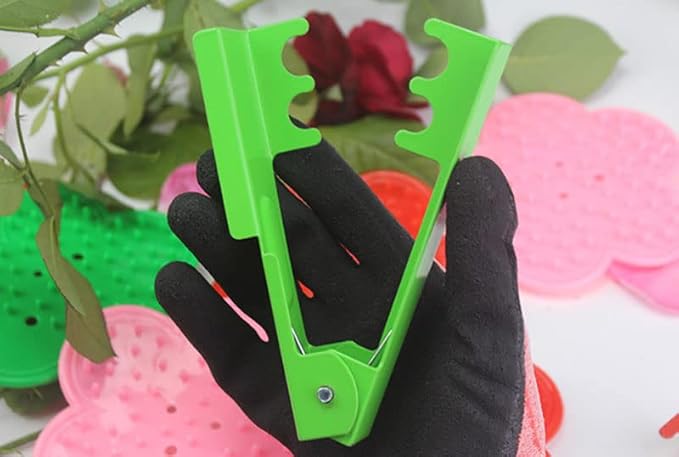 3 pcs Professional Rose Stripper Garden Hand Tool Sets Thorn Remover Tool Kit Thorn and Leaf Stripping Tool Garden Glove