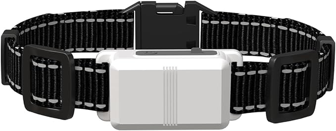 FLYSPEAR Extra Receiver Collar for Indoor Wireless Pet Barrier, Receiver Collar Only,White