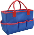 Garden Tool Kit, 5 Side Pockets Garden Tote, 600D Oxford Cloth Garden Tool Storage Bag, Gardening Tool Kit Holder (Tools Not Included)