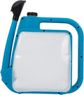 6L Foldable Watering Can with Rotating Nozzle & Long Spout for Plants, Indoor Outdoor Gardening, Clear Plastic-Blue