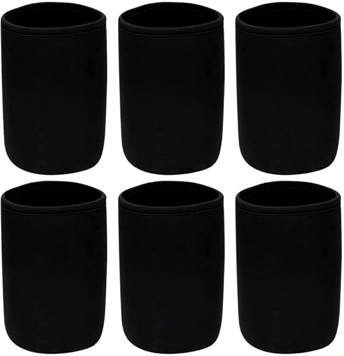 BESPORTBLE Sprouting Mason Jar Cover: 6 Pcs Black Mason Jar Sleeves for Sprouting, Hydroponic Container Covers Blackout Sleeves for Home Gardening and Seed Germination