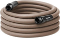 Flexzilla Colors Garden Hose 5/8 in. x 50 ft., Lightweight All-Weather Water Hose, Durable and Flexible, Leak-Free Connections, Brown Mulch