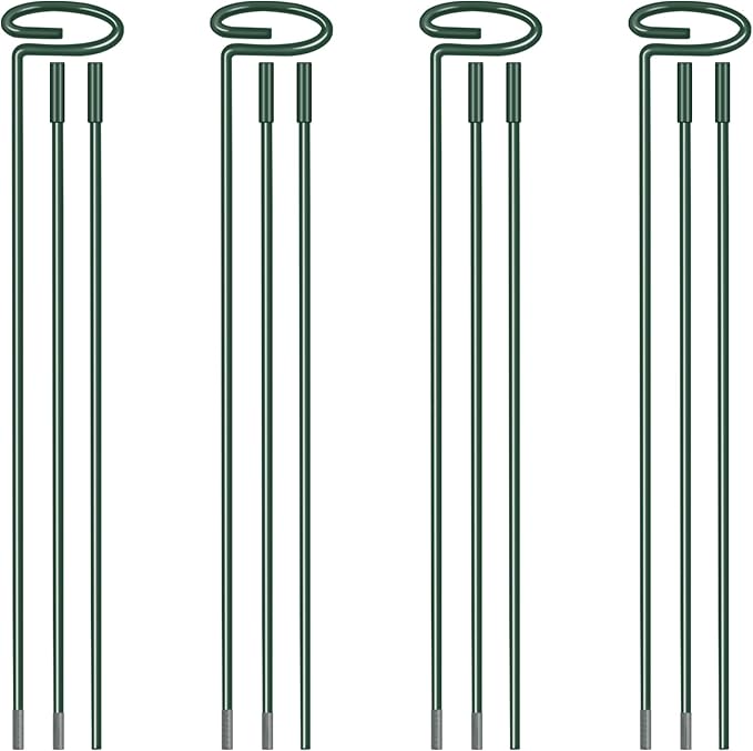 36 Inch Plant Stakes Tall, Three Sizes(12 or 24 or 36 Inch) Plant Support Stakes for Outdoor or Indoor,Garden Plant Stakes for Flowers Amaryllis Tomato Lily Peony Rose Flower Narcissus (4 Set) (8)