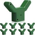 Yungyan 8 Pcs Tree Support, Plastic Fruit Tree Branch Support Device Tree Brace Prevent Them from Breaking for Vineyards Ornamental Gardens Orchards Fits on Standard 1.57 x 1.57 Inch Lumber (Green)