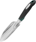 Zenport 15308B Aluminum Digging Trowel, Ergonomic Cushion Grip , Black