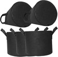 BESPORTBLE 5pcs Non-Woven Planting Bags Breathable Grow Bags for Indoor and Outdoor Use for Vegetables Flowers and