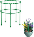 Garden Plant Support Tomato Cages, Adjustable Plant Support Ring Plant Stakes for Indoor Outdoor Plants Flowers Decor